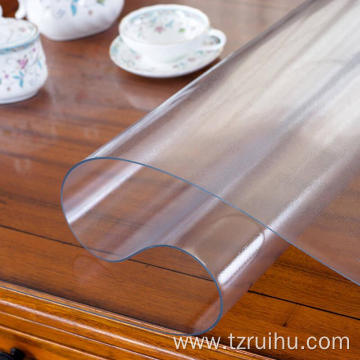 Transparent frosted crystal plate mat